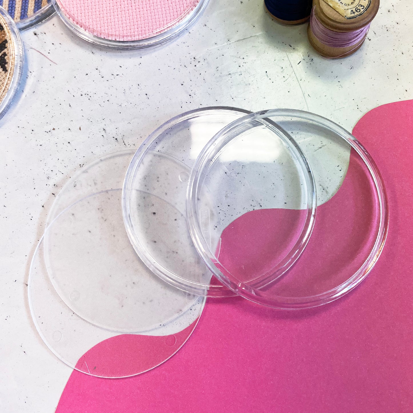 80mm Acrylic Coaster - Set of Two