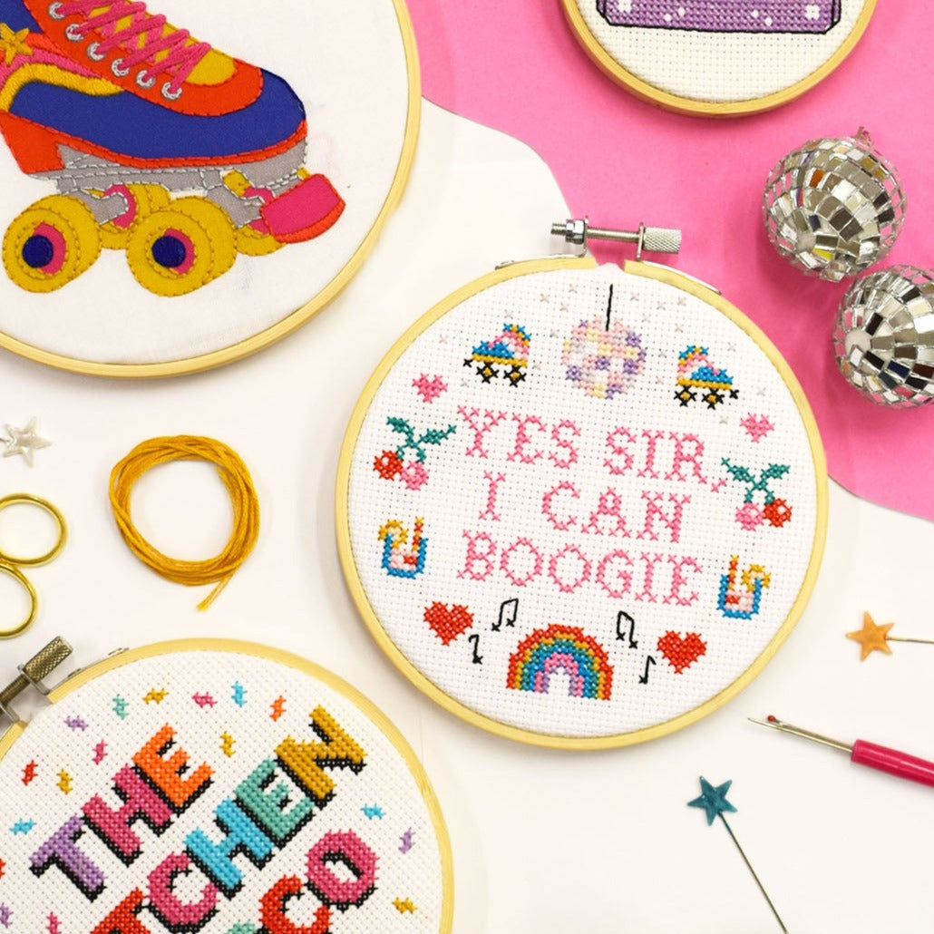 'Yes sir, I can Boogie' Large Cross Stitch Kit