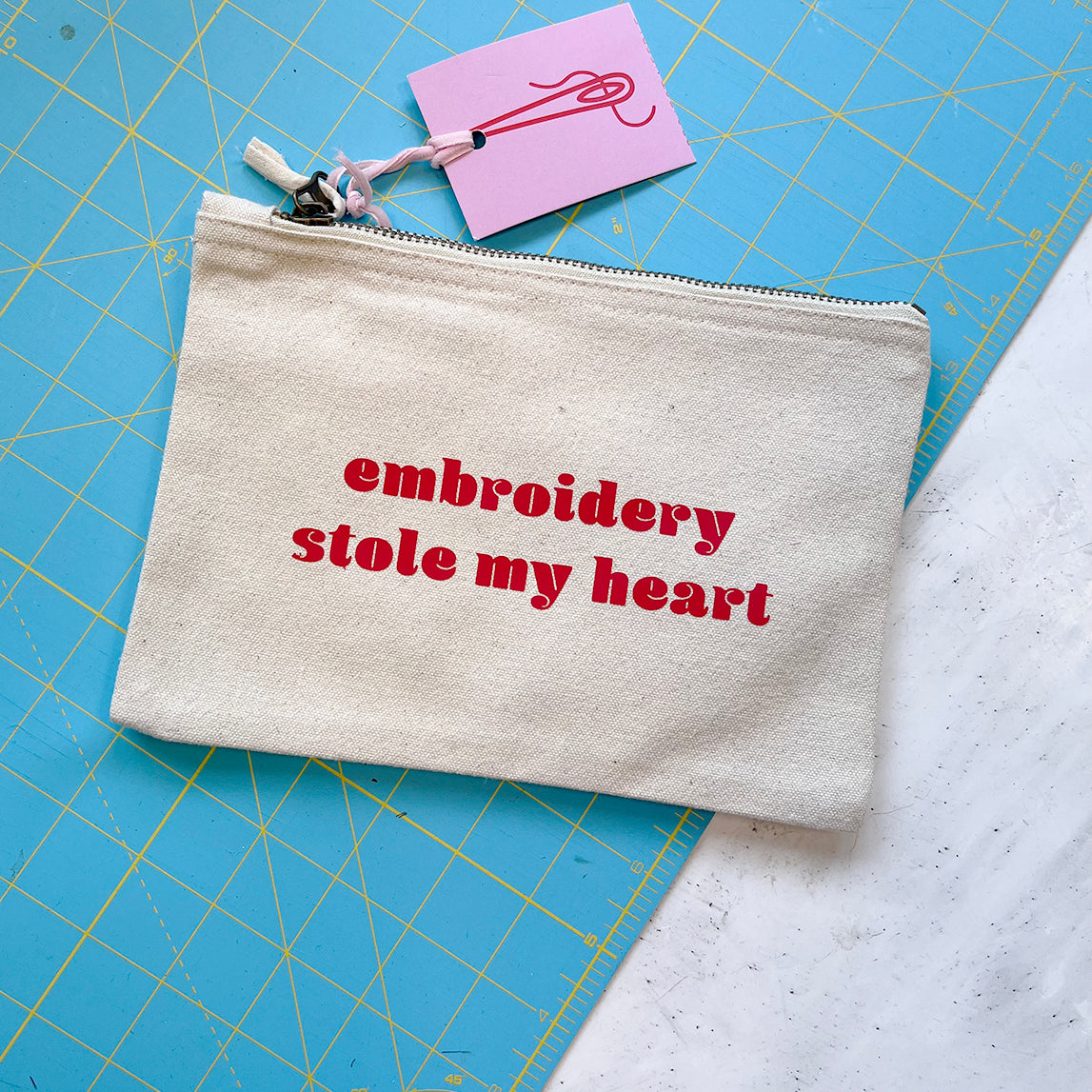 CLEARANCE - Embroidery Project Bag