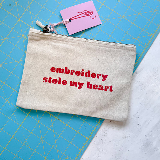 CLEARANCE - Embroidery Project Bag