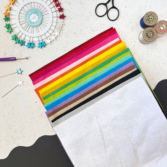 'Kaleidoscope' Bumper Felt Square Set