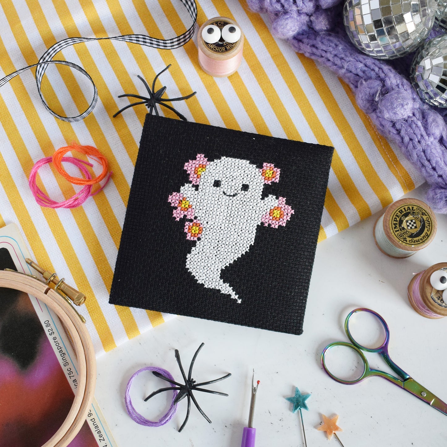 'Ghost' Mini Cross Stitch Kit