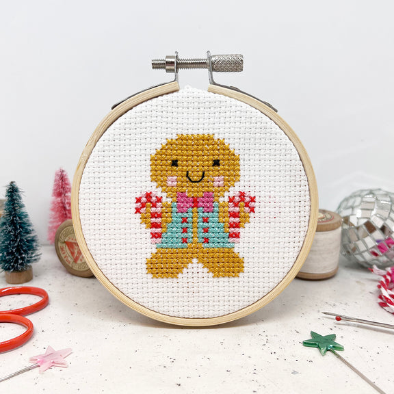 'Gingerbread' Cross Stitch Set - PDF Pattern – The Make Arcade