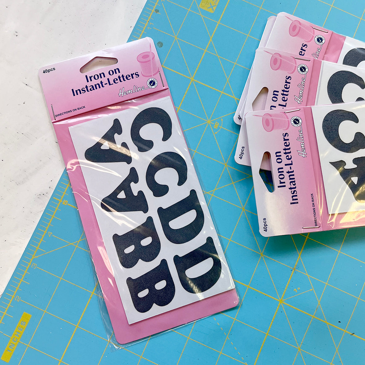 CLEARANCE - Iron on Letters