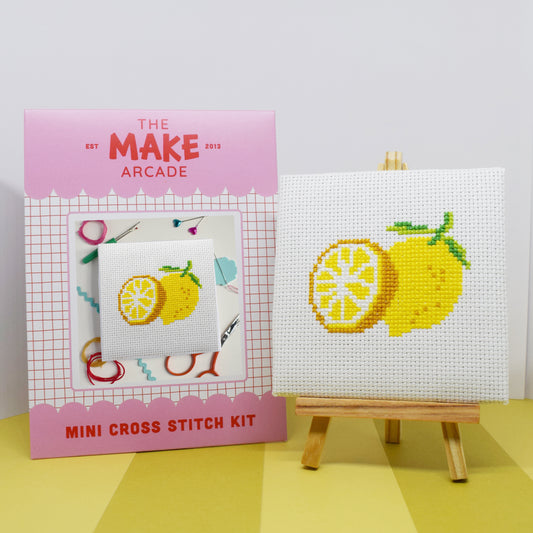 'Lemons' Mini Cross Stitch Kit