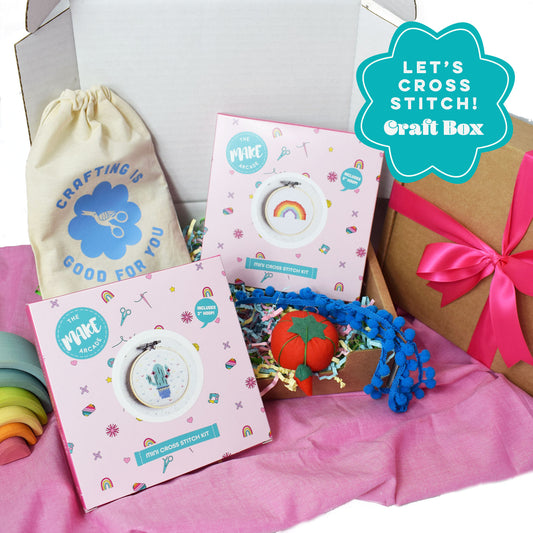 'Let's Cross Stitch' Craft Box