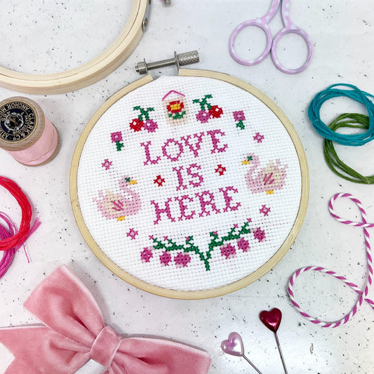 'A Year of Cross Stitch' - FEBRUARY