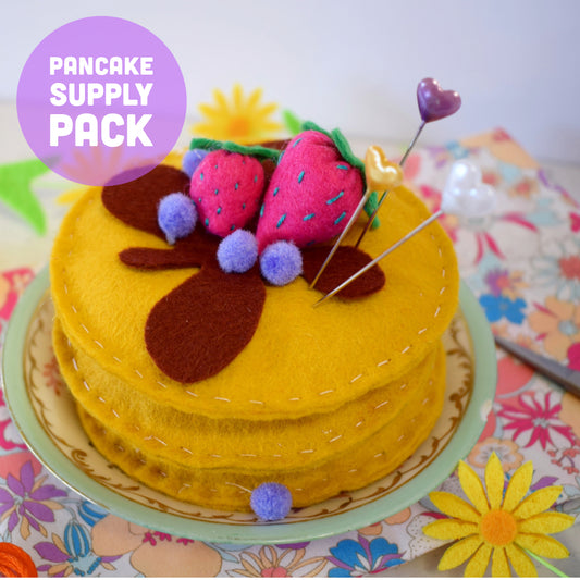 Flippin’ Cute Pancake Pin Cushion Supply Pack