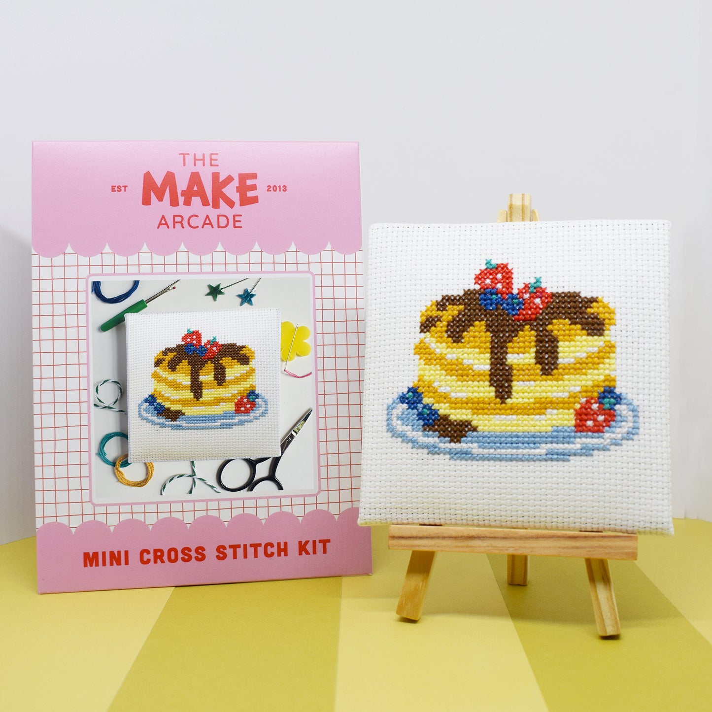 'Pancakes' Mini Cross Stitch Kit