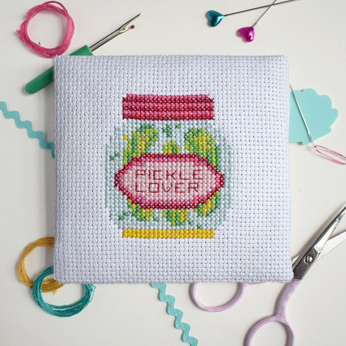 'Pickles' Mini Cross Stitch Kit