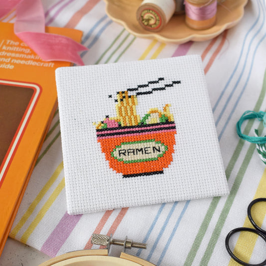 'Ramen' Mini Cross Stitch Kit