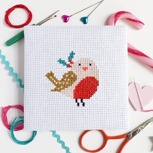 'Robin' Mini Cross Stitch Kit