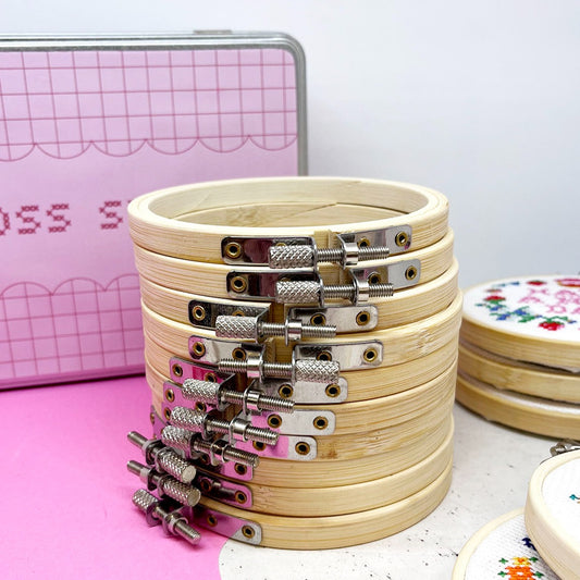 Set of ten 4" hoops