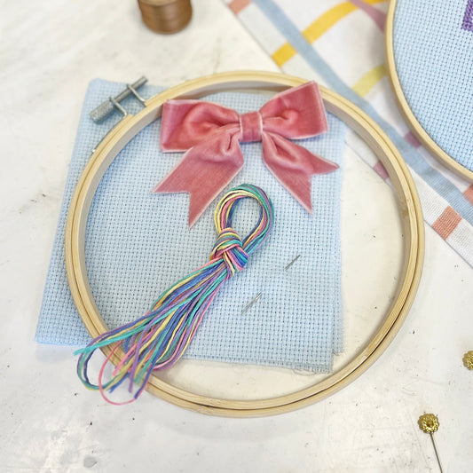 supply pack of materials to use with the 'mother like no other' cross stitch design