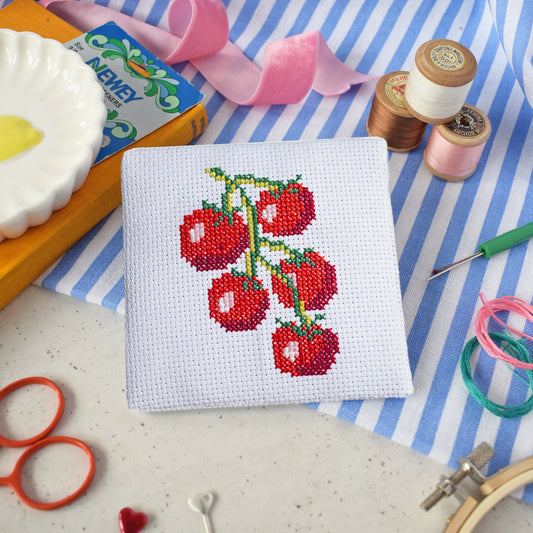 'Tomatoes' Mini Cross Stitch Kit