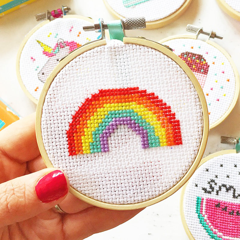 'Over the Rainbow' Mini Cross Stitch Kit
