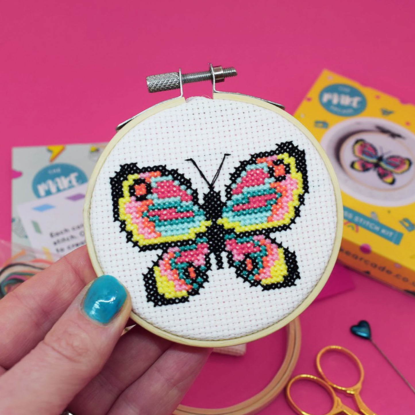 'Butterfly' Mini Cross Stitch Kit