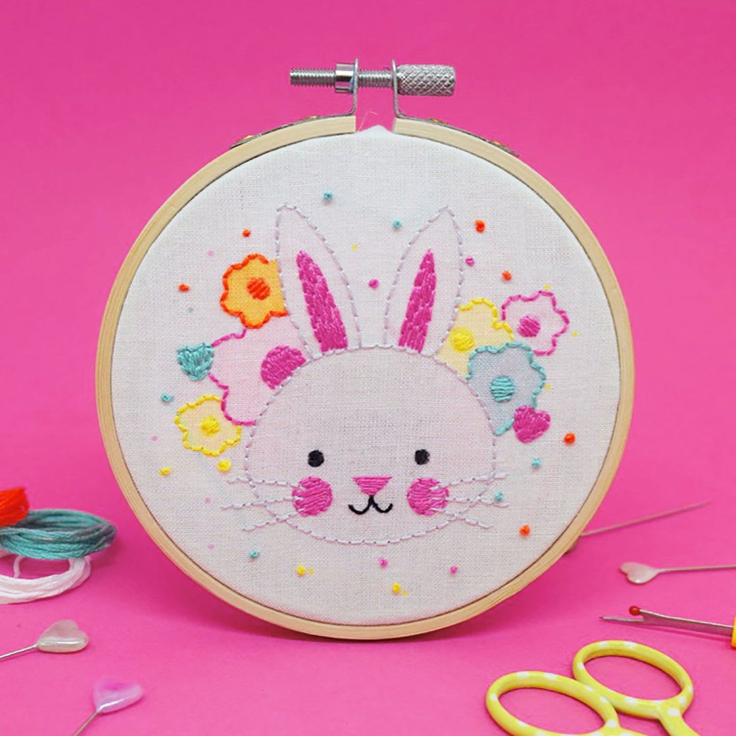 'Spring Bunny' Mini Embroidery Kit