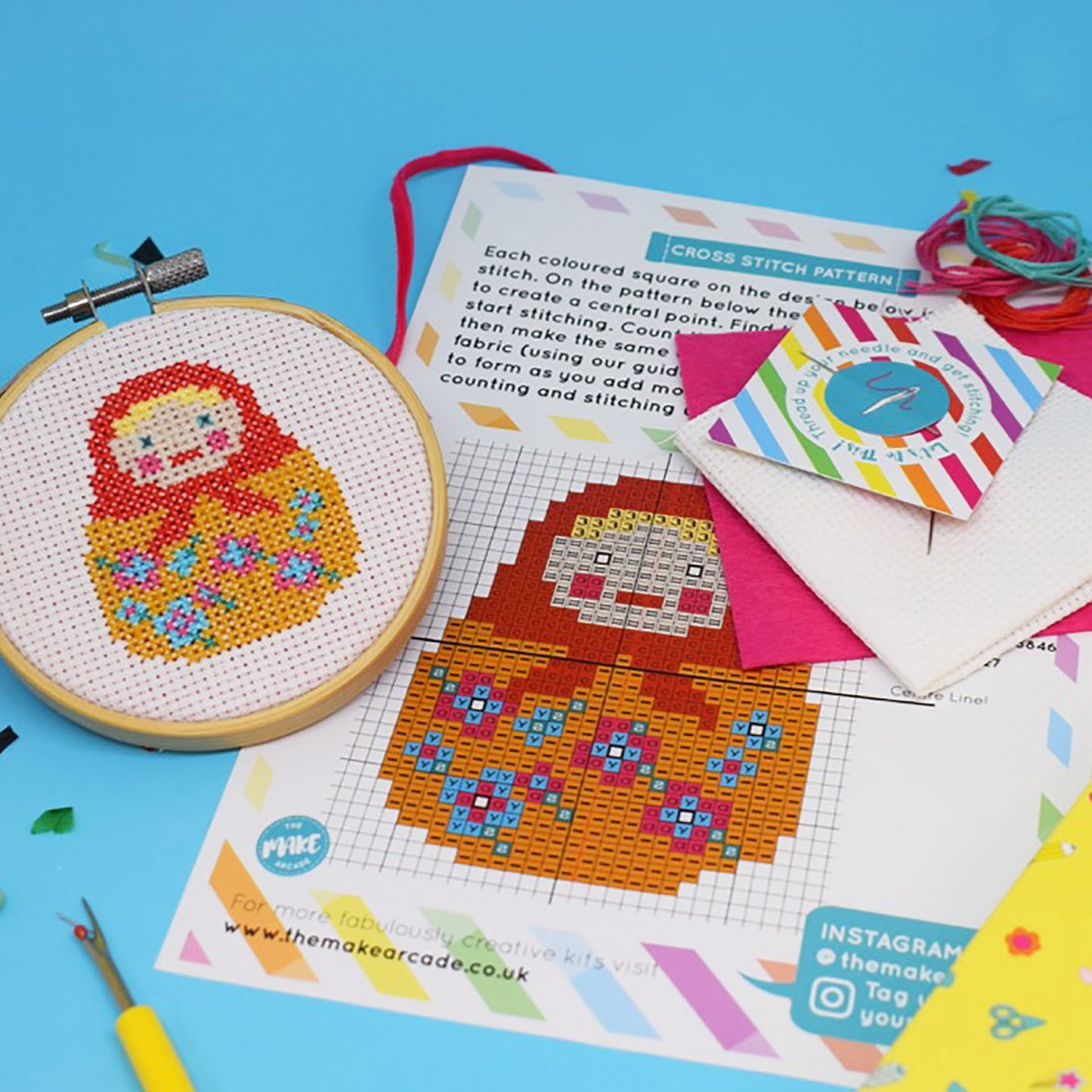 'Doll' Mini Cross Stitch Kit