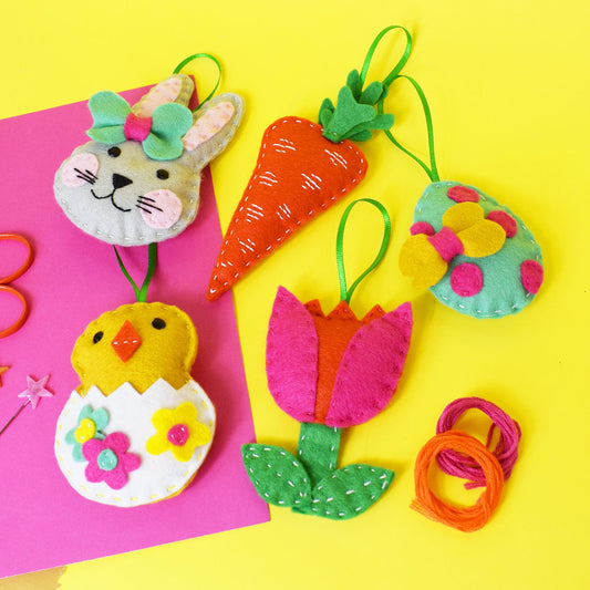 'Easter Party' Felt Decoration Set