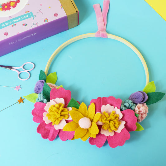 Spring Wreath Felt Craft Kit