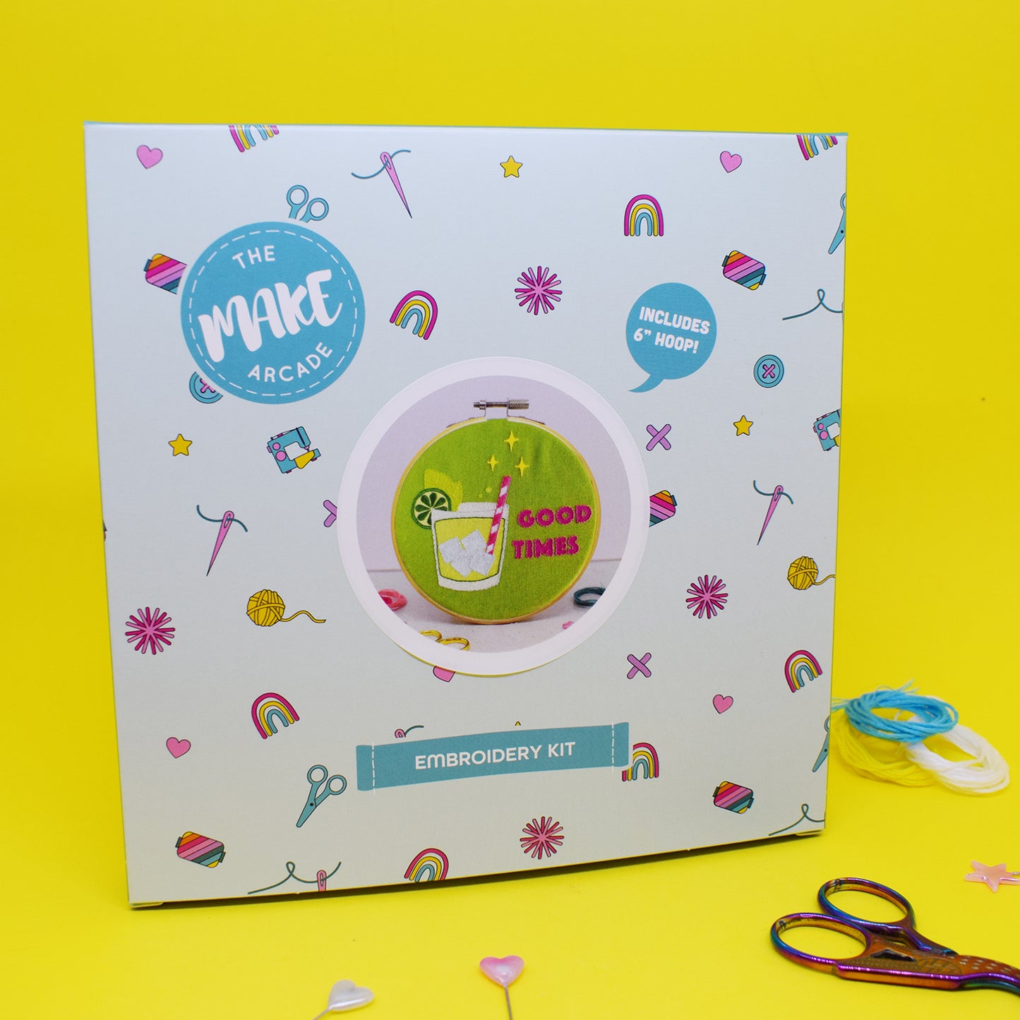 'Good Times' Large Embroidery Craft Kit