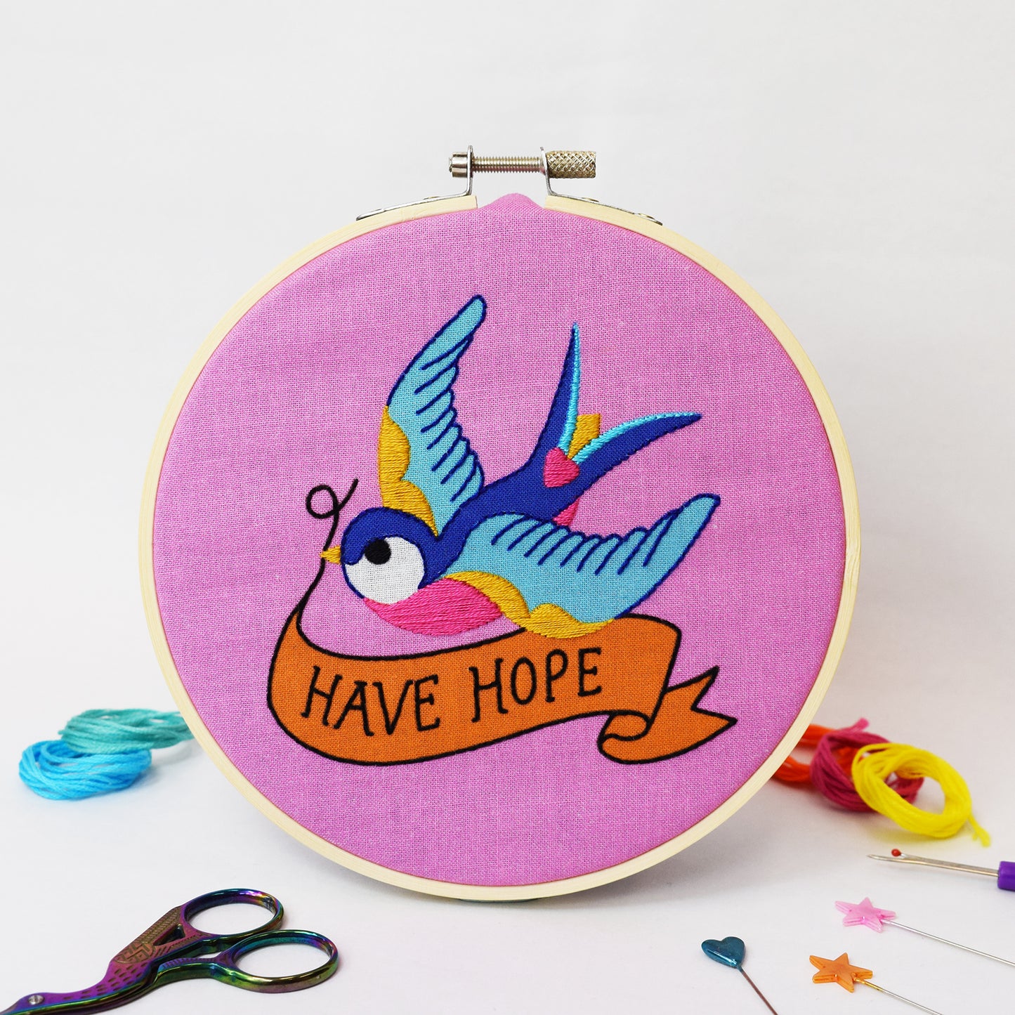 'Have Hope' Large Embroidery Craft Kit