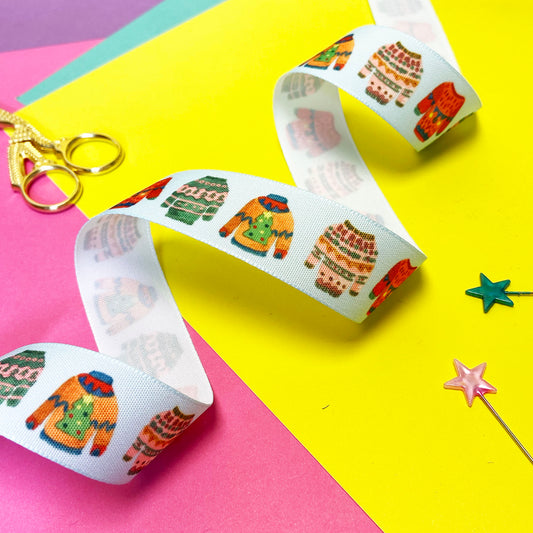 'Christmas Jumpers' Ribbon