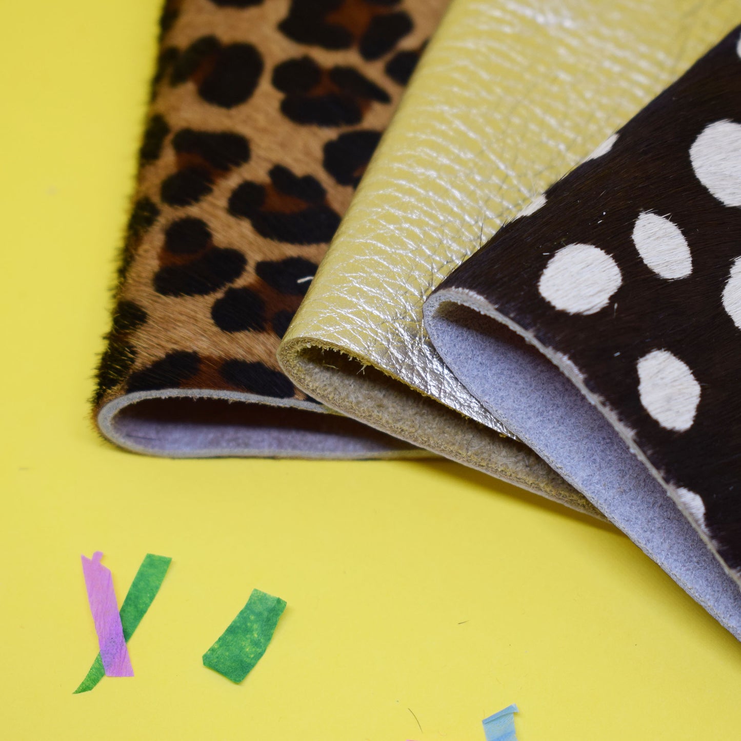 Dalmation Leather Needle Wallet