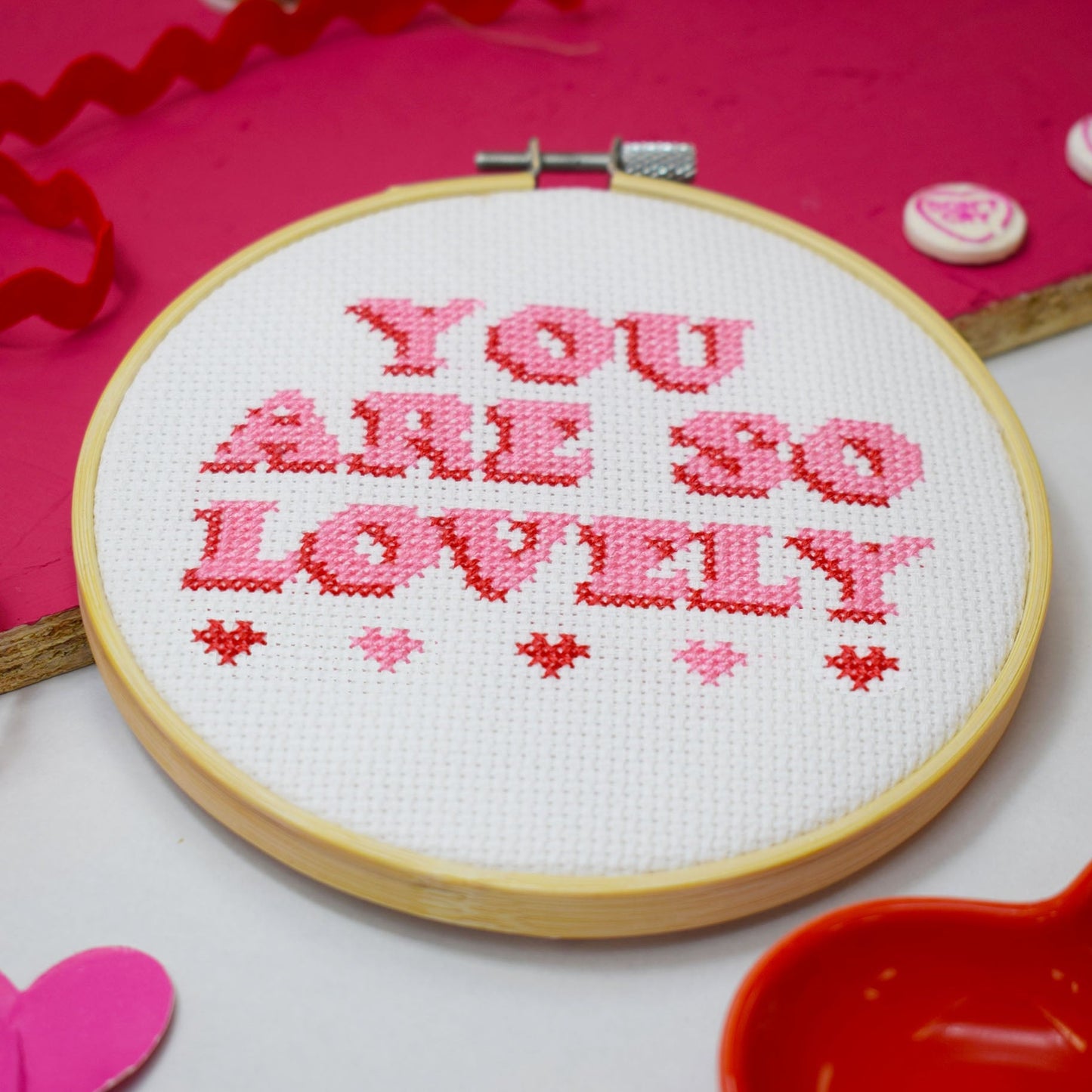 'You are So Lovely' Large Cross Stitch Kit