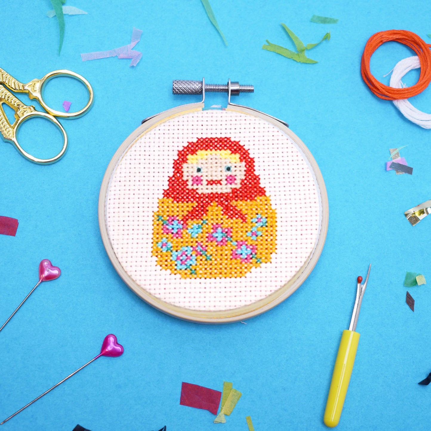 'Doll' Mini Cross Stitch Kit