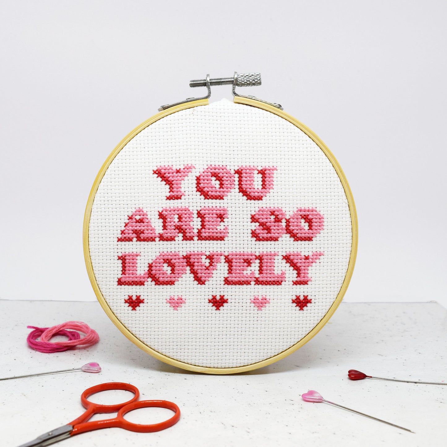 'You are So Lovely' Large Cross Stitch Kit