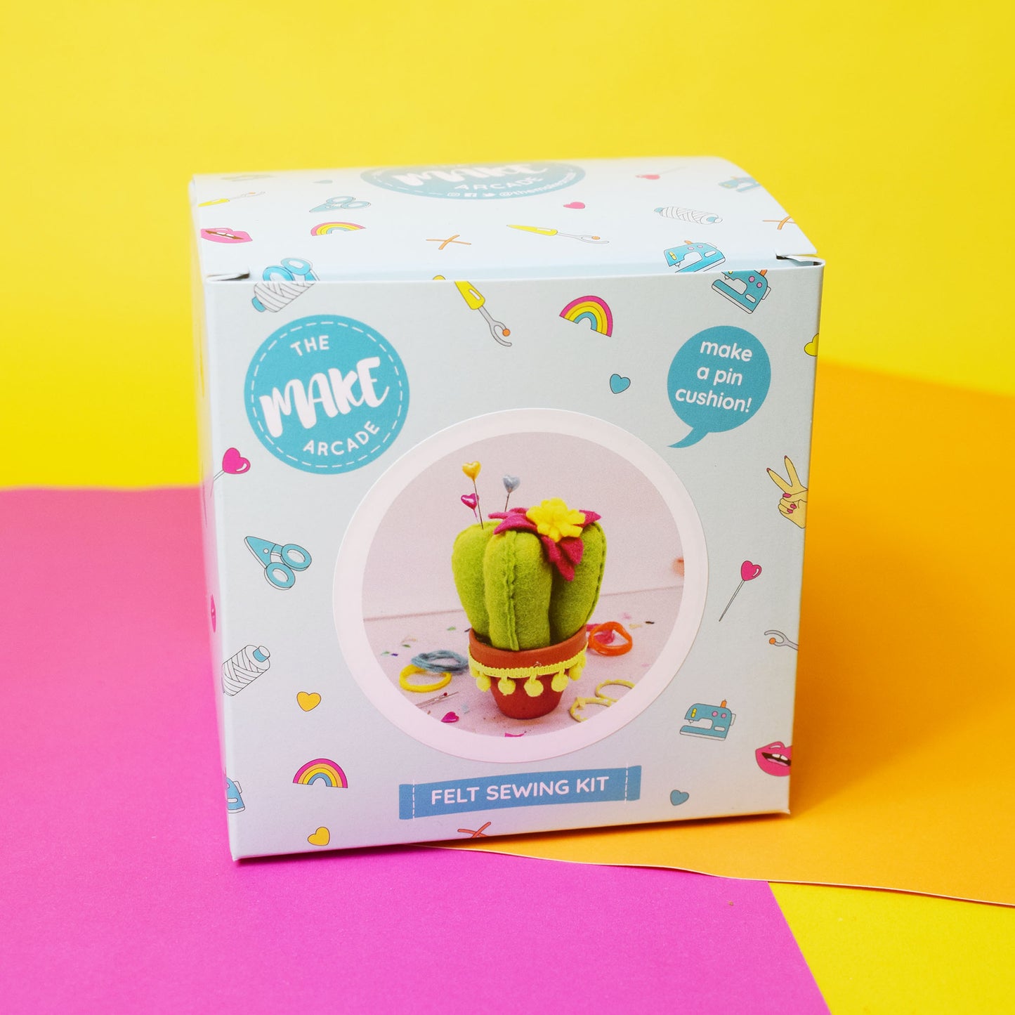 'Prickly Cactus' Pin Cushion Sewing Kit