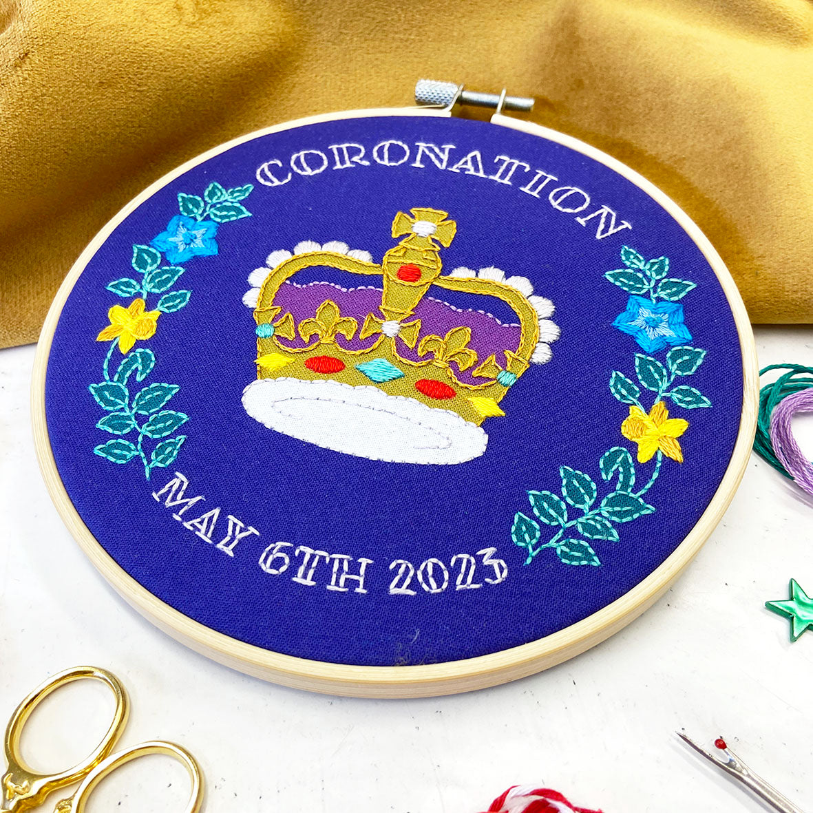 Coronation Embroidery Kit