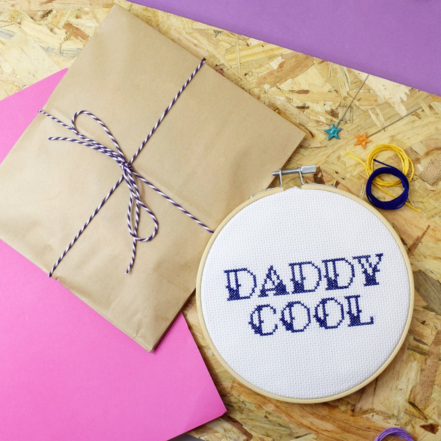 'Daddy Cool' Large Cross Stitch Kit