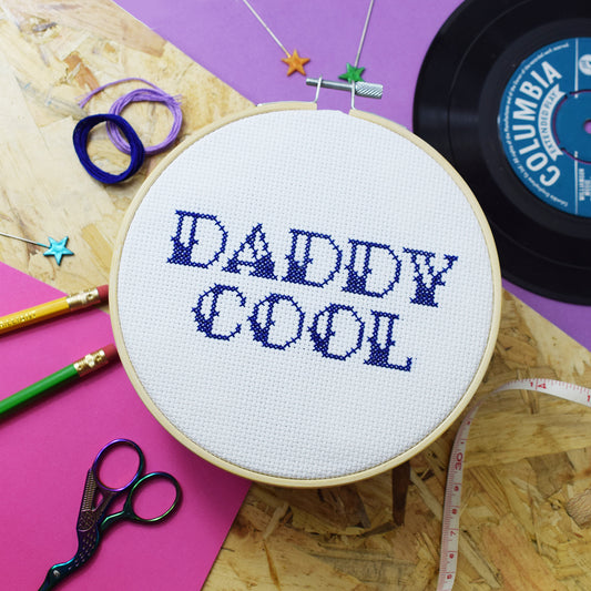 'Daddy Cool' Large Cross Stitch Kit