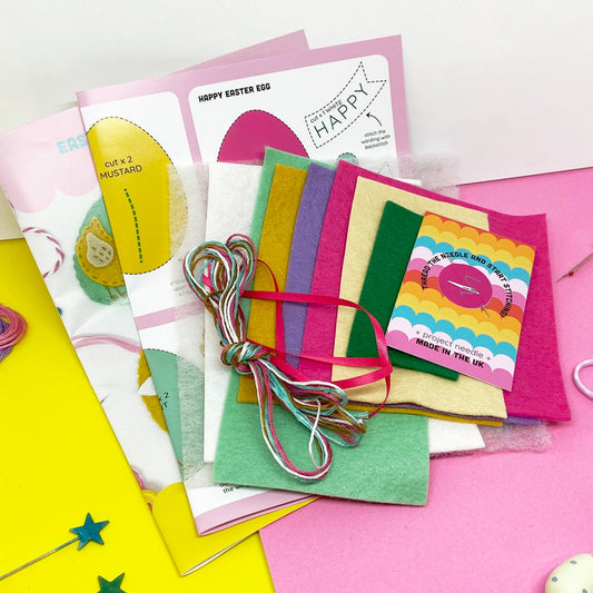 Easter Eggs Felt Decoration Kit