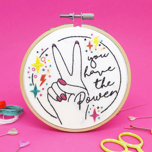 'You have the Power' Mini Embroidery Kit