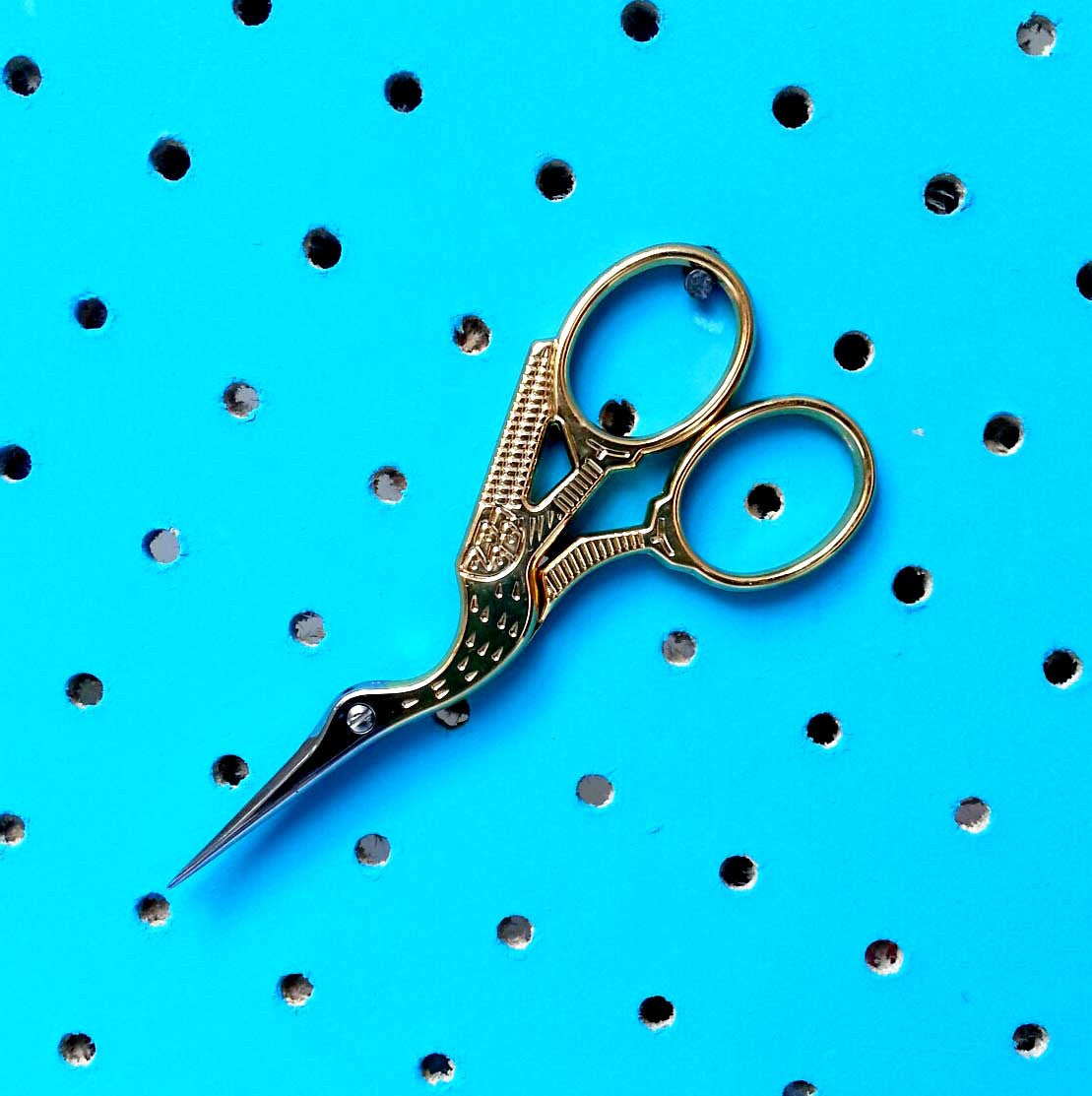 Stork Embroidery Scissors