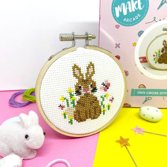 'Cute Bunny' Mini Cross Stitch Kit